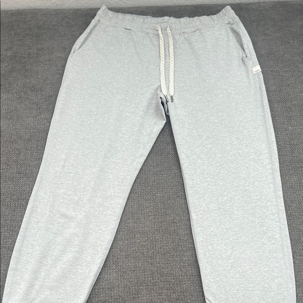 Vuori Light Gray Drawstring Track Pants